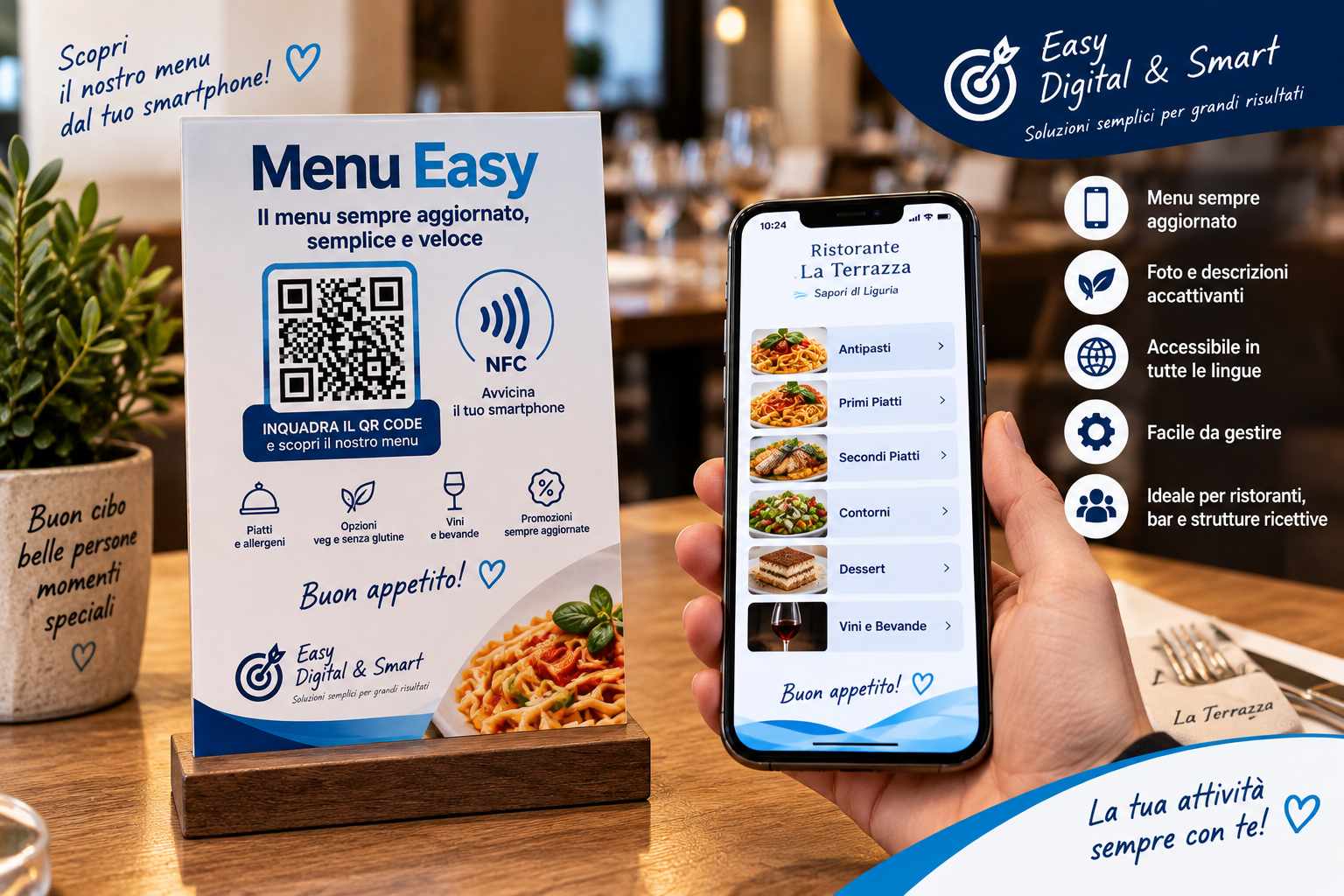 Esempio Menu e Listino Easy